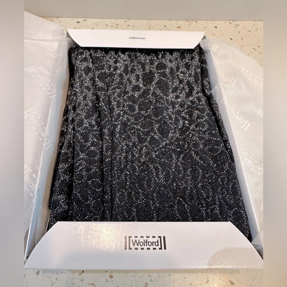 WOLFORD Eleonor Leggings Shimmer Animal Print European Designer Quality Brand - Picture 6 of 15